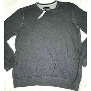 Heritage Report Collection Pull Over Sweater Long Sleeves Crew Neck Charcoal XL